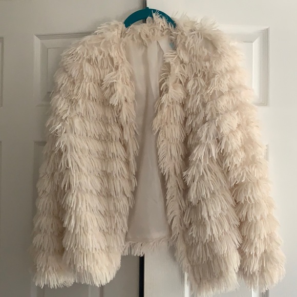 She and Sky Jackets & Blazers - Fuzzy fashion jacket